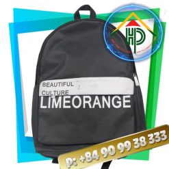 Front Limeorange Fashion Backpack