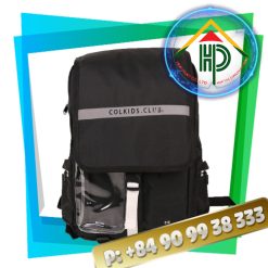 Front Black Fashion Backpack